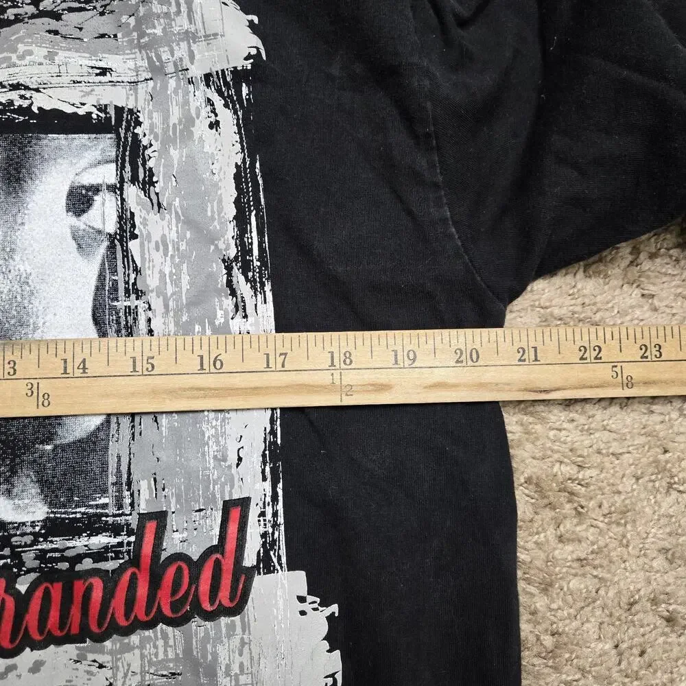 Makaveli Branded Long Thermal‎ Sleeve Size L Tupac Print Shirt